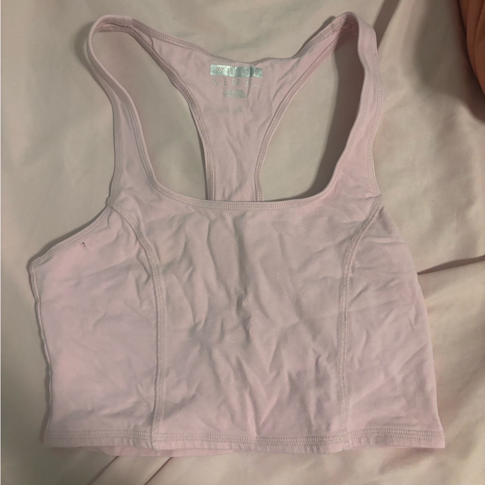 Forever 21 Light Pink Racerback Sports Bra